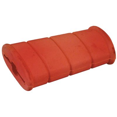 Pedal MCS gummi platt L29-67 FL röd