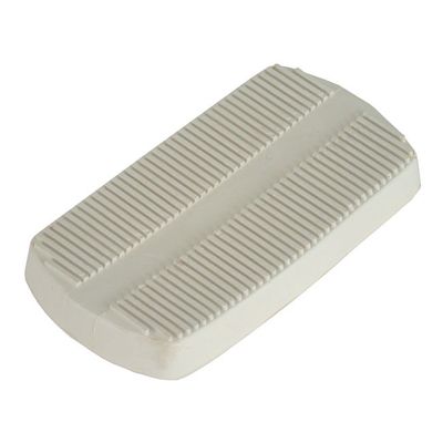 Pedalgummi bromspedal MCS vit FL 37-66