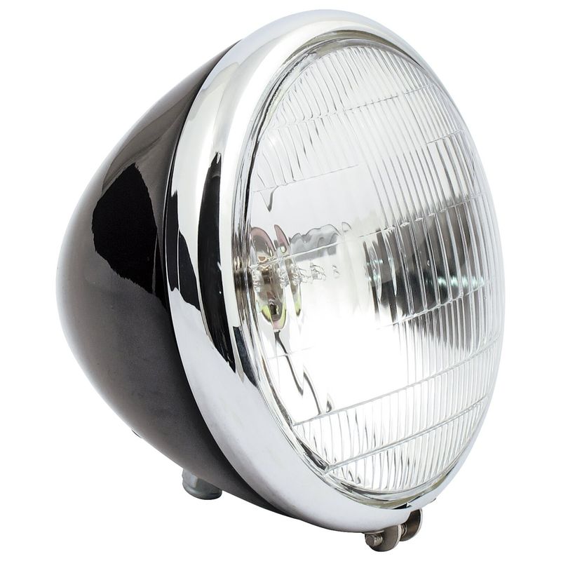 Strålkastare MCS 6-1/2" 12v 36-54 svartkrom