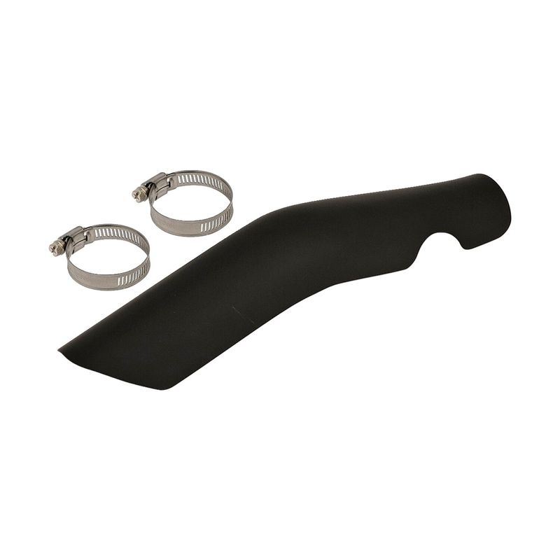 Avgasrör bak MCS FL svart Fits stock 2 in 1 exhaust
