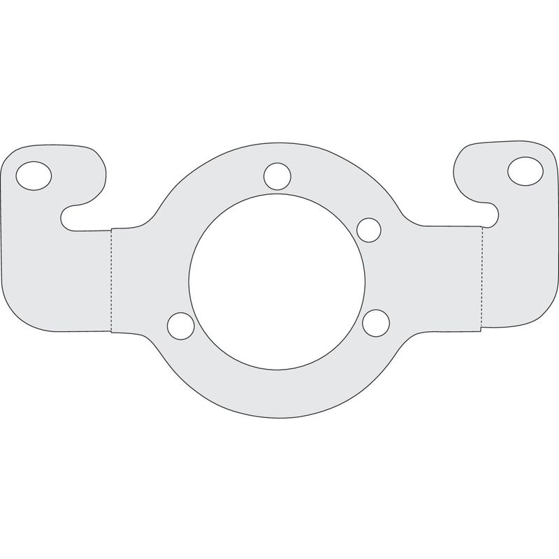 Fäste adapter MCS krom Evo Big Twin with Keihin