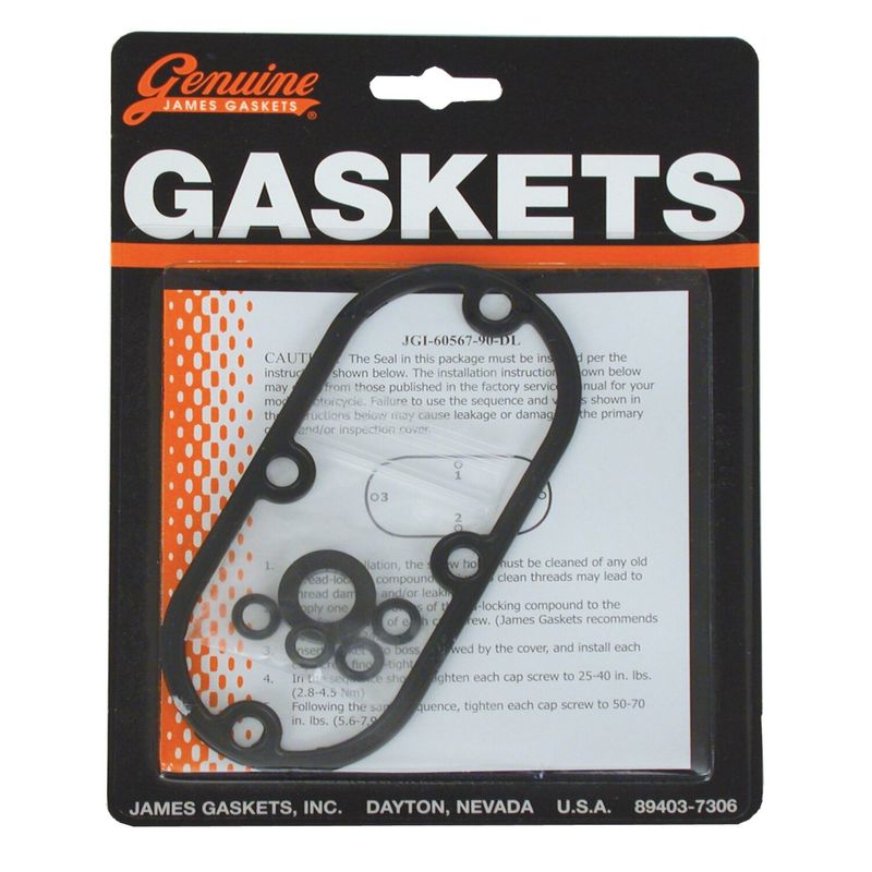 Tätningssats packning kåpa James Gaskets RCM .020" .001" Big Twin 65-06