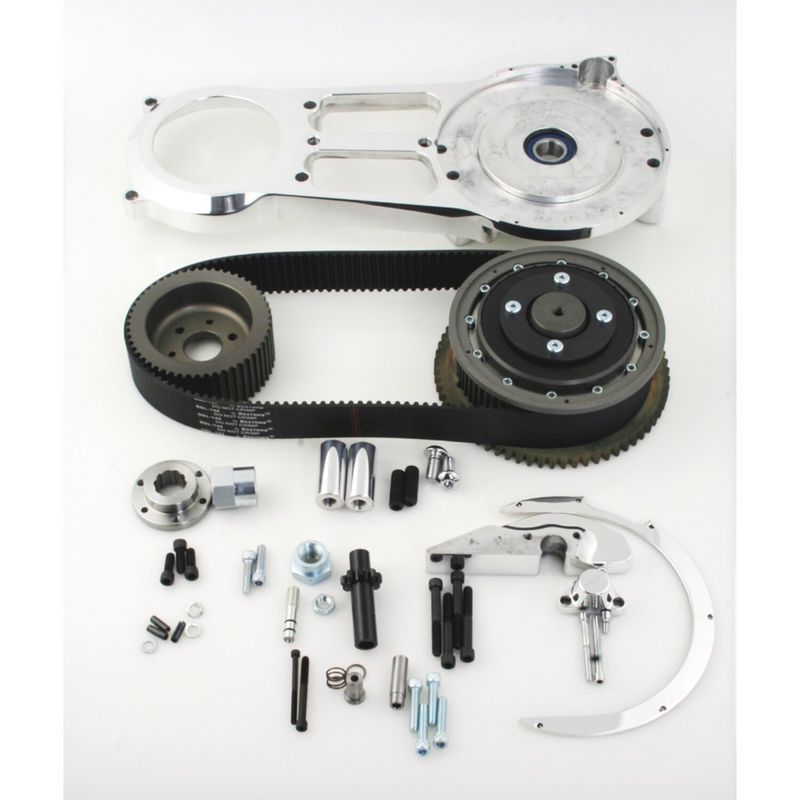 Belt drive-sats Belt Drives Ltd. BDL SH-500 2" Shovelhead with stock rachet polerad