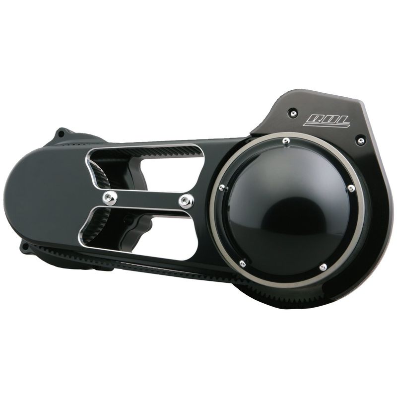 Belt drive-sats Belt Drives Ltd. BDL EVO-8S 2-3/4" 69mm Softail 07-17 svart anodiserad
