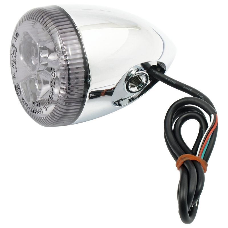 Blinkers baklykta MCS 3 1 LED krom rökfärgad XL883N Nightster, Custom