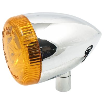 Blinkers baklykta MCS 3 1 Amber LED krom universal