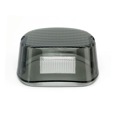 Glas baklykta MCS Laydown ljust rökfärgad H-D 73-98