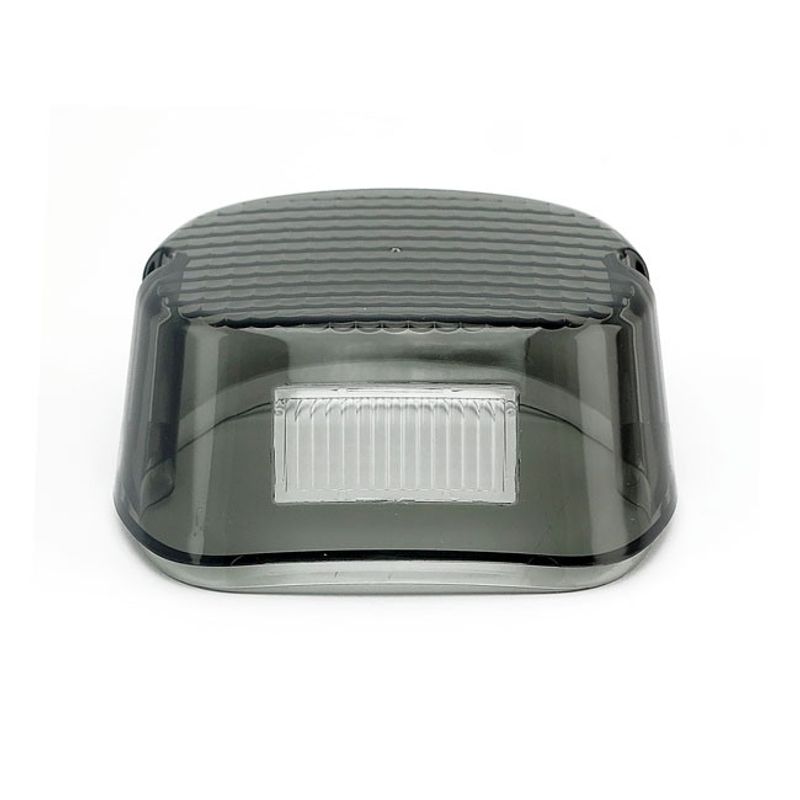 Glas baklykta MCS Laydown ljust rökfärgad L03-23 various Softail, Dyna,