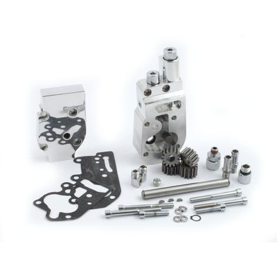 Oljepump Jims Flow Pro 1 billet polerad Big Twin 73-91 1755