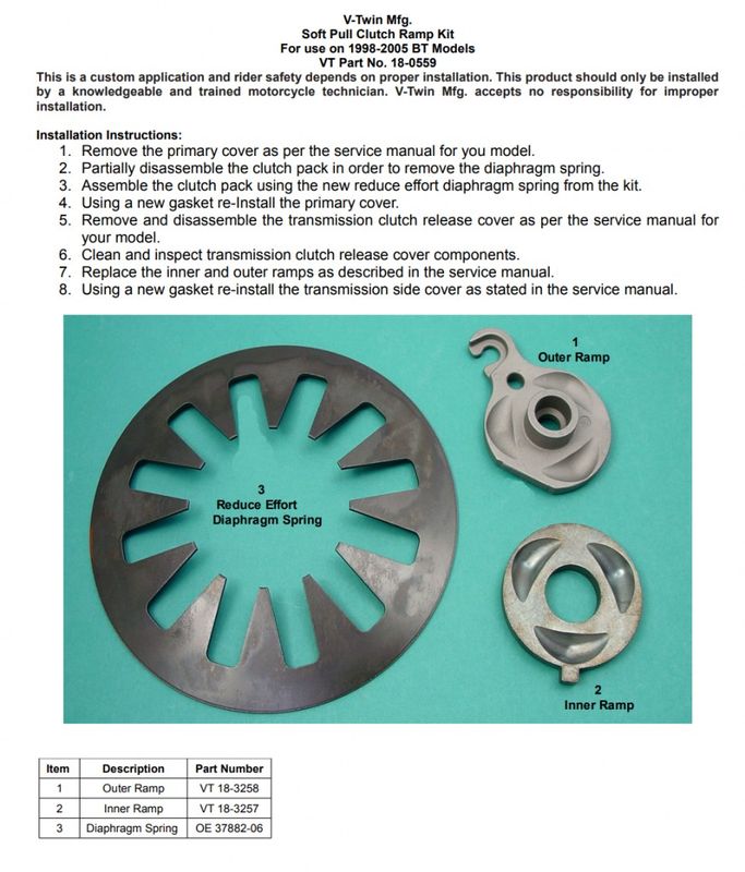 Koppling MCS Easy Pull Twin Cam 99-17