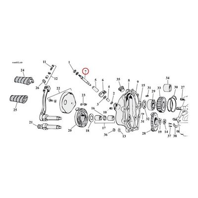 Koppling MCS 4-speed Big Twin 41-84