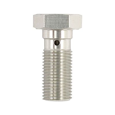 Banjoskruv TRW M10x 1.00 silver anodiserad universal