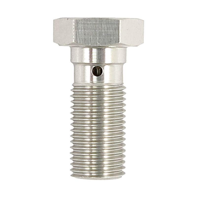 Banjoskruv TRW M10x 1.00 silver anodiserad universal