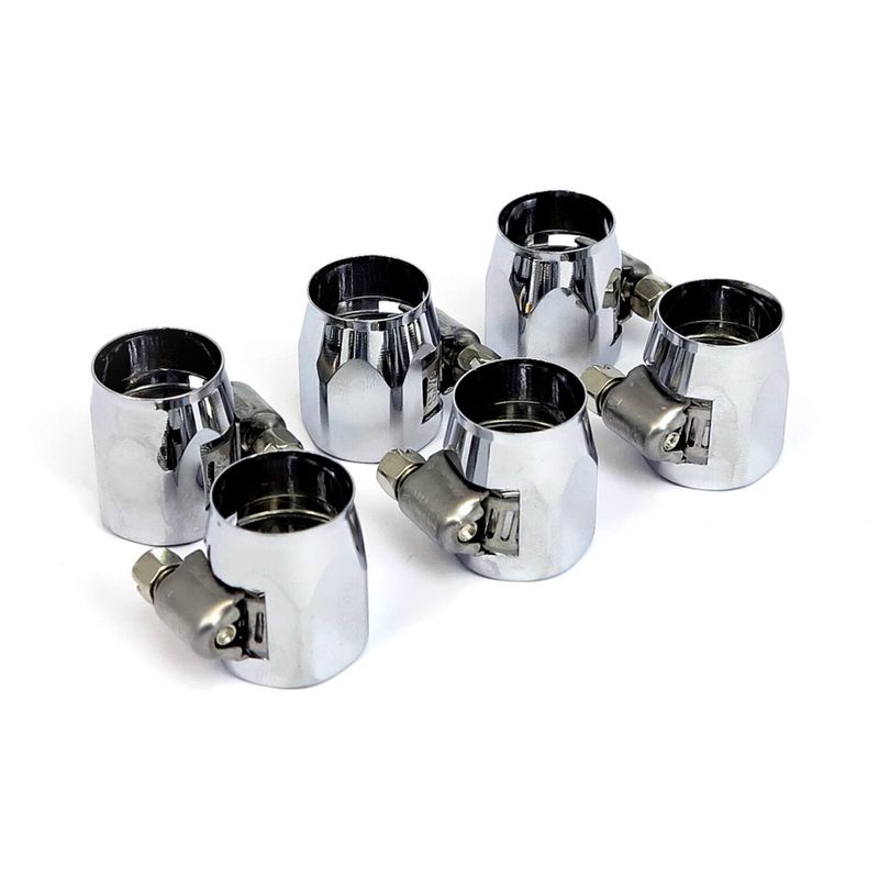 Klamrar MCS Econ-o-fit 5/16" 3/8" krom (6-pack)