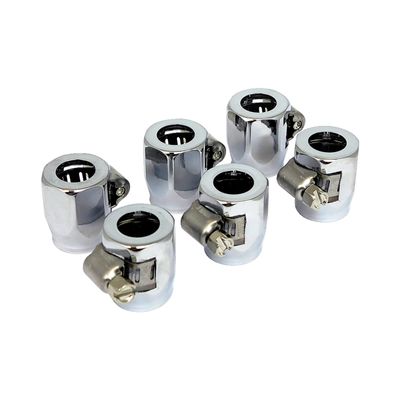 Klamrar MCS Econ-o-fit 5/16" 3/8" krom (6-pack)