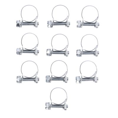 Slangklämmor ABA 15mm 5/16" förzinkade (10-pack)