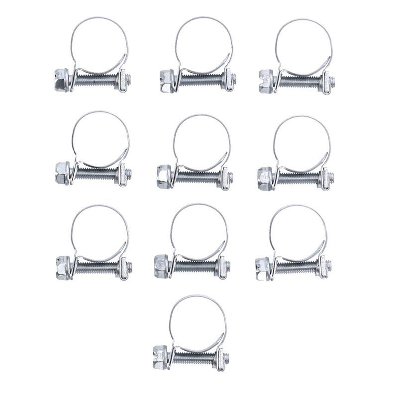 Slangklämmor ABA 15mm 5/16" förzinkade (10-pack)