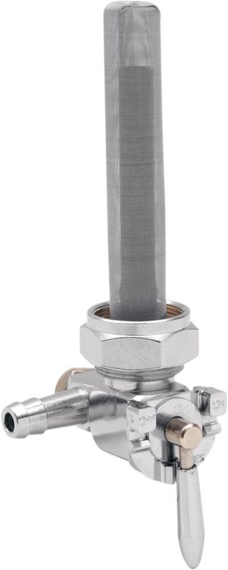 Accel High-Flow Fuel Spigot Angled Petcock W/Swivel Outlet