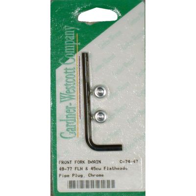 Skruvsats Gardner-Westcott Fork slider drain plug 49-E77 m.fl.