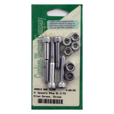 Monteringssats styrklammer Gardner-Westcott XL Sportster, FX 84-99