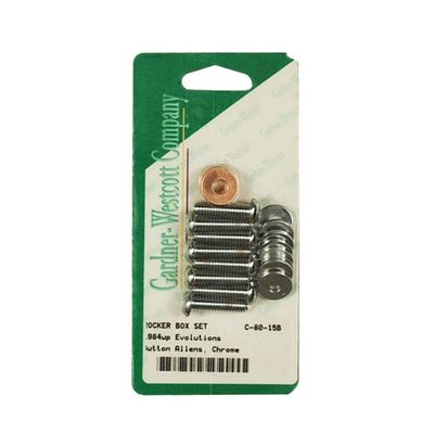 Bultsats Gardner-Westcott GW Buttonhead Big Twin 84-99 krom