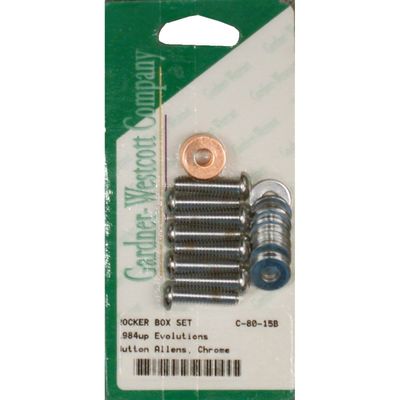 Bultsats Gardner-Westcott GW Buttonhead Big Twin 84-99 krom