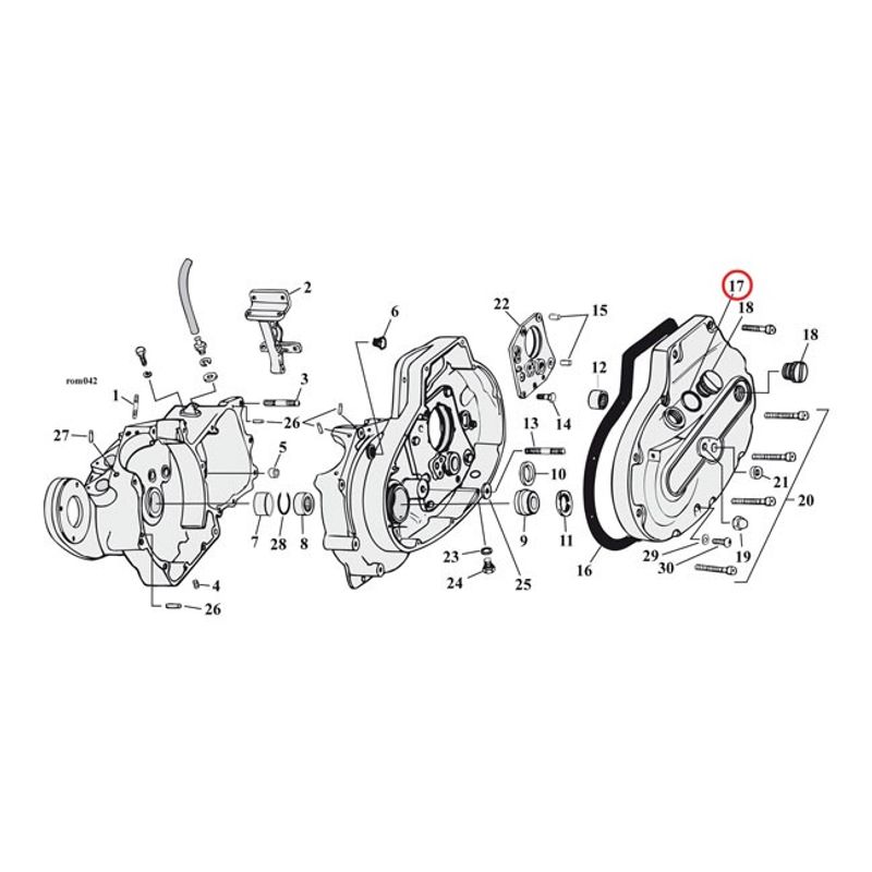 O-ring påfyllningslock James Gaskets (25-pack)