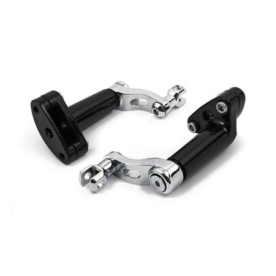 Monteringssats fotpinne MCS justerbar krom Softail 00-17