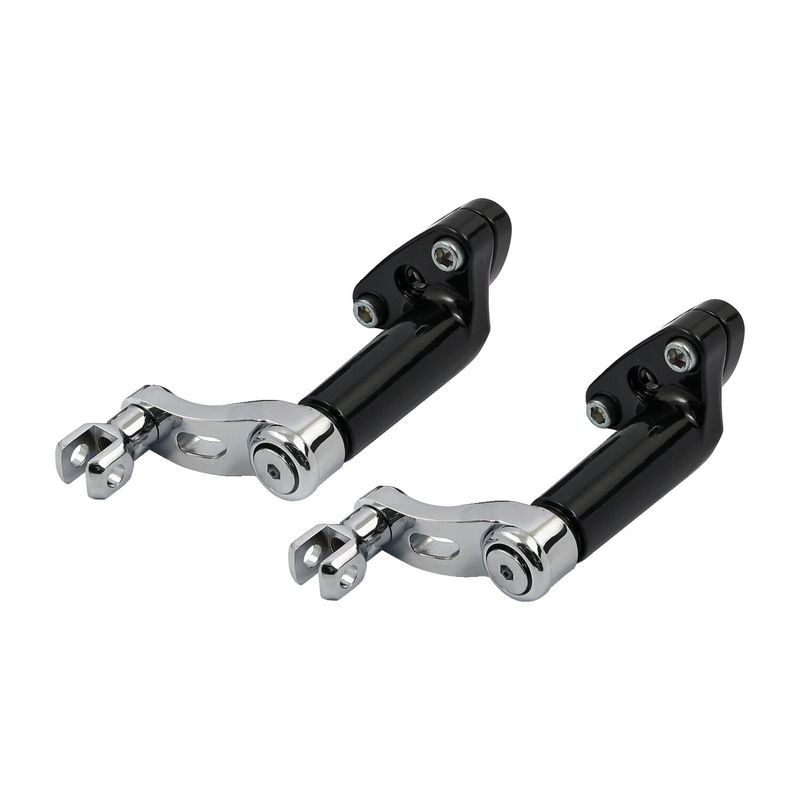 Monteringssats fotpinne MCS justerbar krom Softail 00-17