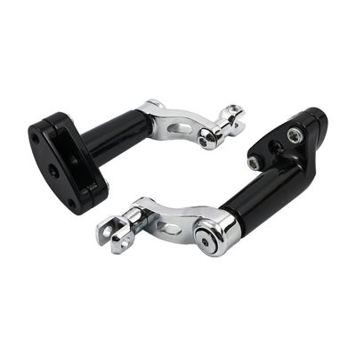 Monteringssats fotpinne MCS justerbar krom Softail 00-17