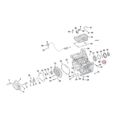Lager Sonnax Koyo 5-speed Big Twin 80-06