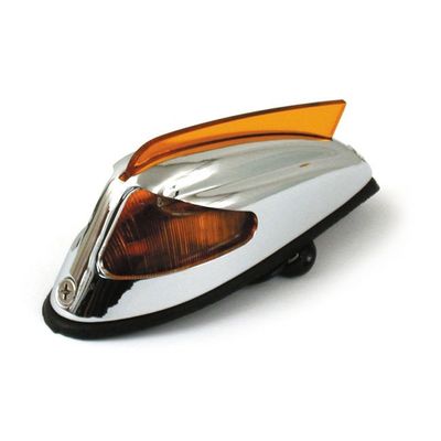 Lampa skärm fram MCS universal krom