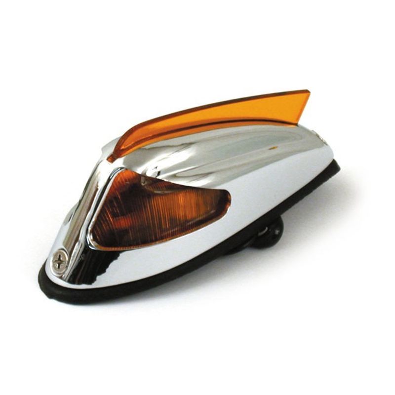 Lampa skärm fram MCS universal krom