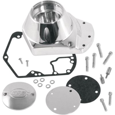 Kamkåpa S&S billet polerad Big Twin 73-92
