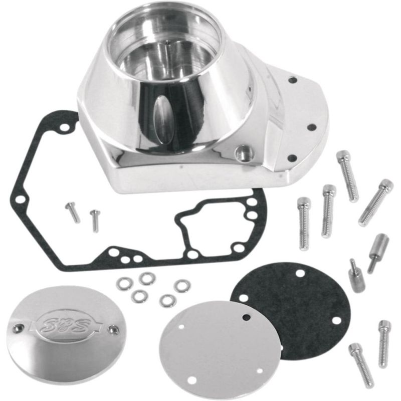 Kamkåpa S&S billet polerad Big Twin 73-92