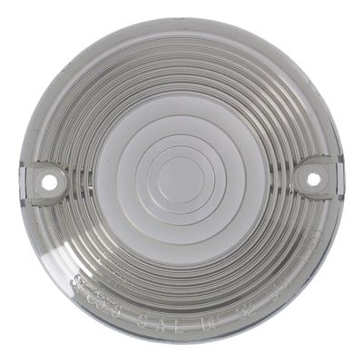 Glas blinkers MCS platt rökfärgad 86-23