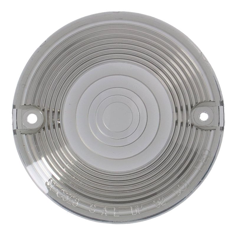 Glas blinkers MCS platt rökfärgad 86-23