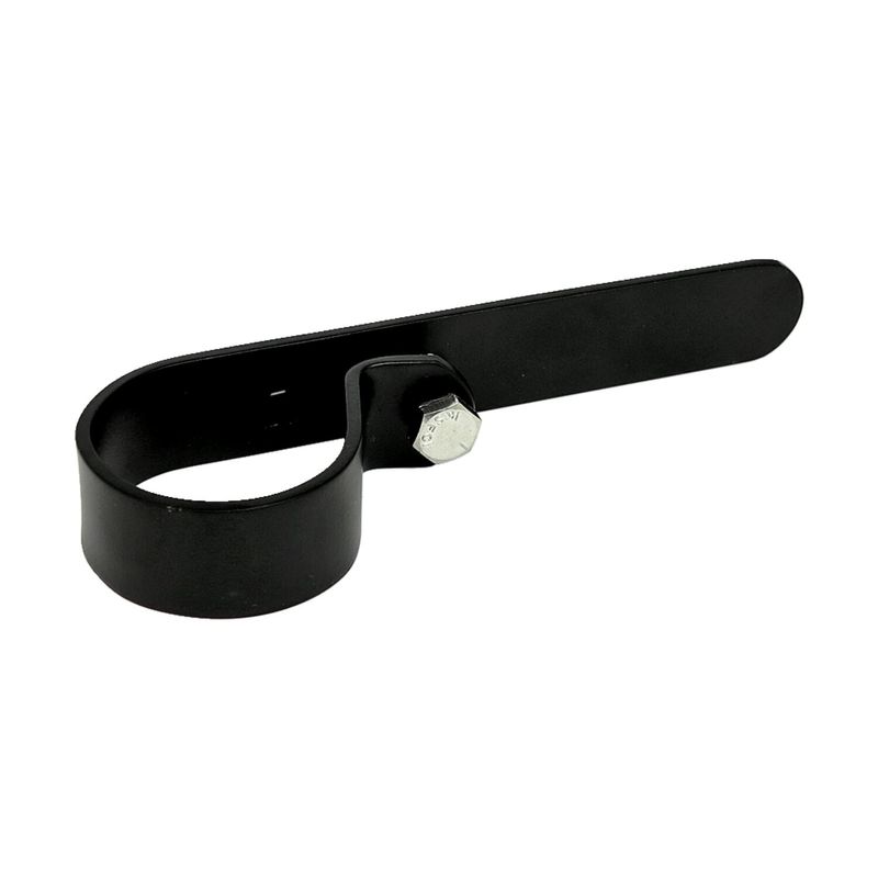 P-klämma ljuddämpare MCS 1-3/4" svart universal
