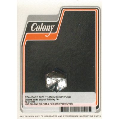 Påfyllningsplugg växellåda Colony kupolformad sexkant 7/8" 4-växlad Big Twin 36-86