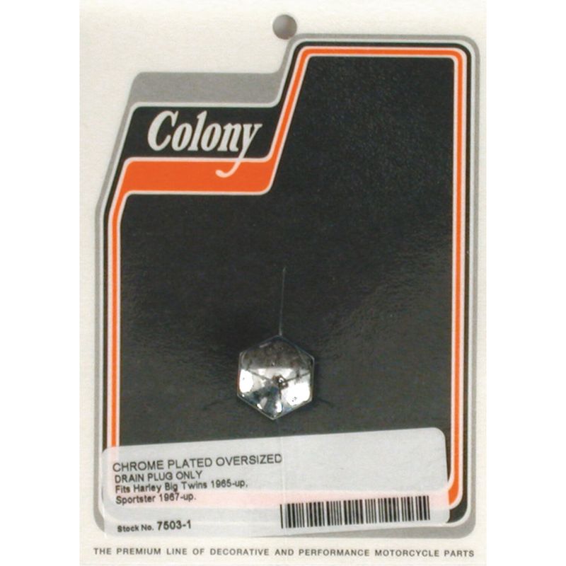 Plugg Colony Domed Hex krom Big Twin 38-99