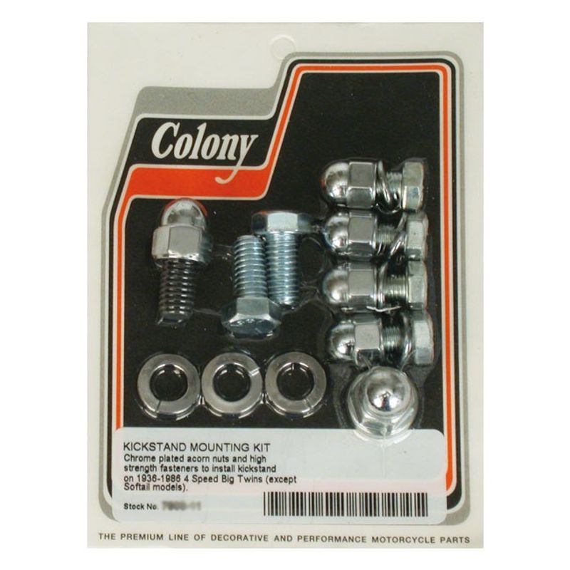 Monteringssats Colony krom 4-speed Big Twin 36-86