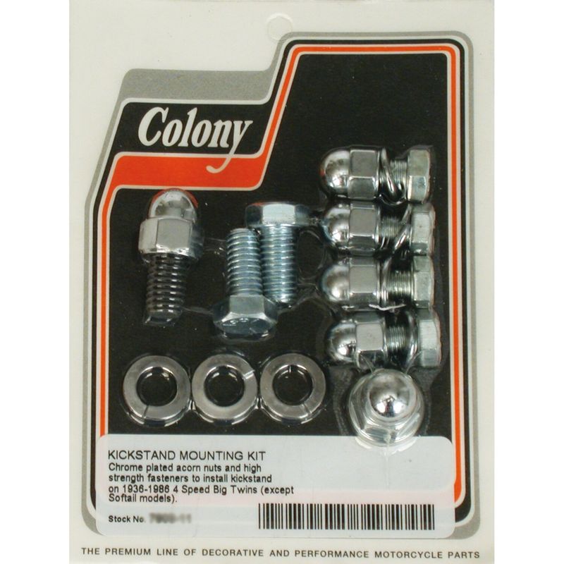 Monteringssats Colony krom 4-speed Big Twin 36-86