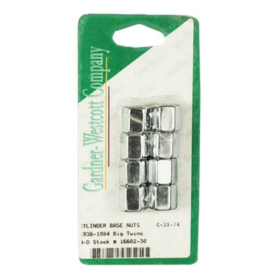 Muttersats Gardner-Westcott Hex krom Big Twin 36-84