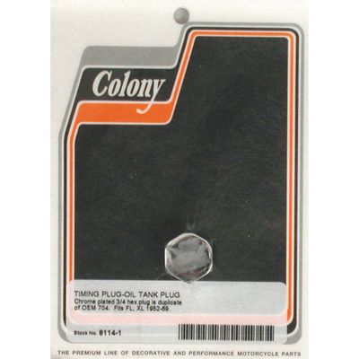Plugg Colony Hex Timing plug Big Twin 38-99 m.fl. krom