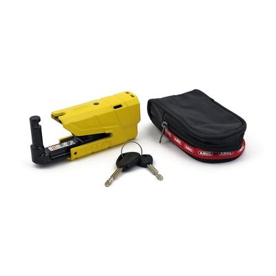 Skivbromslås Abus 8077 Granit Detecto XPlus 2.0 gul
