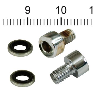 Skruvar James Gaskets Allen krom XL Sportster 73-13