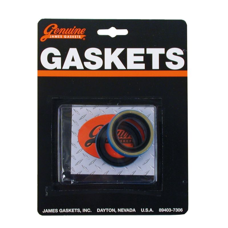 Tätning hjul James Gaskets OD stål Spoke or cast wheel front FX, m.fl. (2-pack)