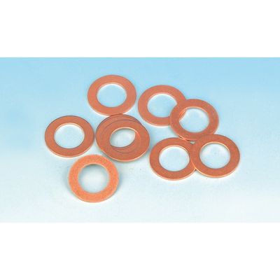 Oljefilter bricka James Gaskets 63874-50 koppar Big Twin 55-64 (10-pack)