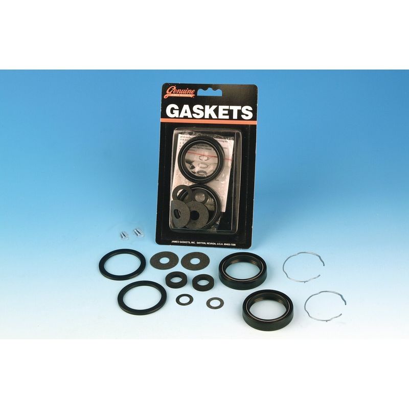 Renoveringssats gaffeltätning James Gaskets 41mm stål 49-E77 FL, FLH