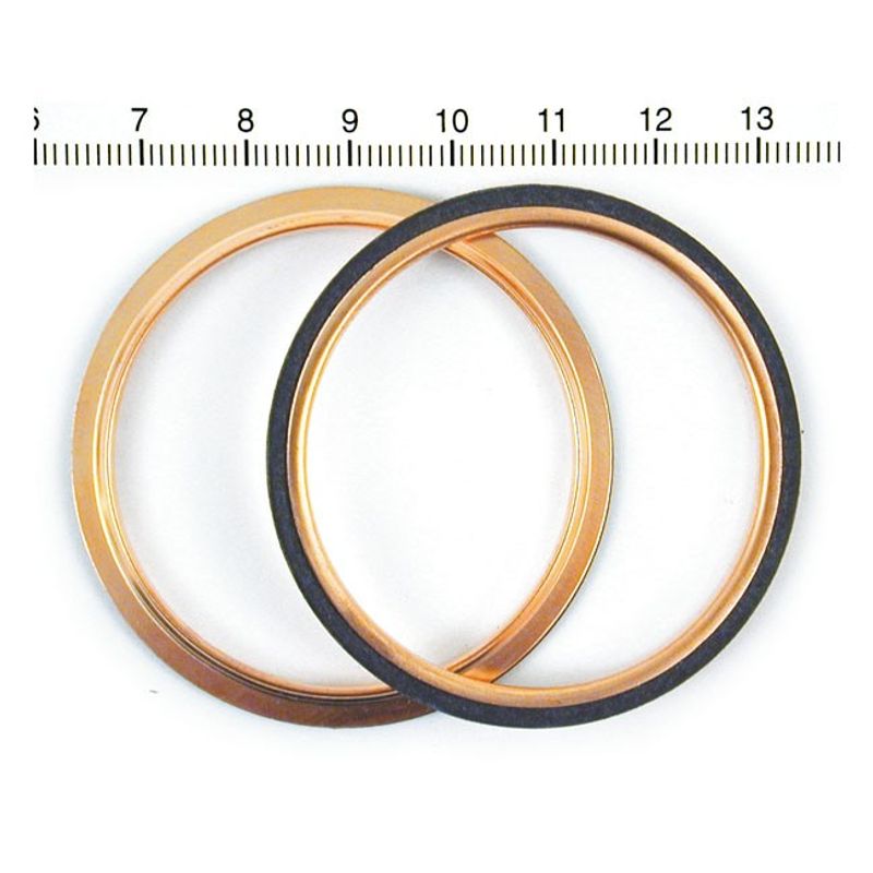 Packningssats avgassystem James Gaskets 65834-68-A2 rund koppar Shovel 66-84 (2-pack)
